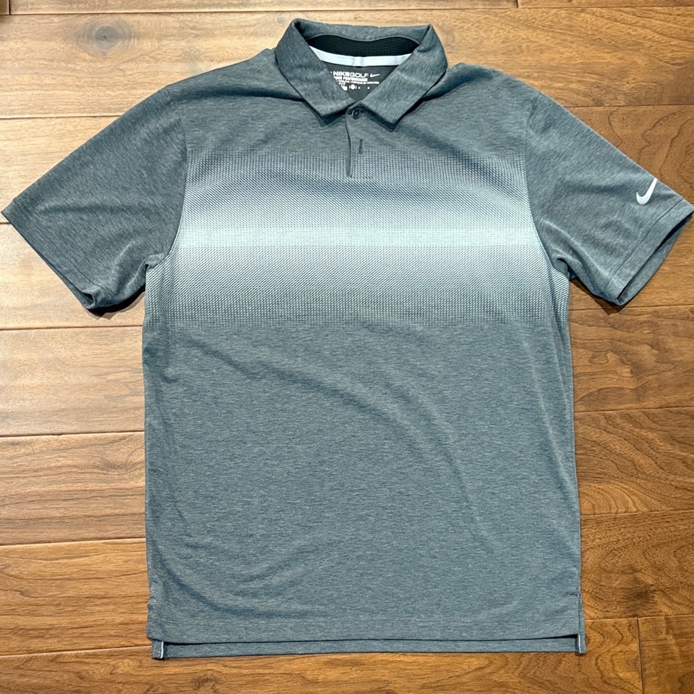 Nike Men's Gradient Gray Polo Shirt